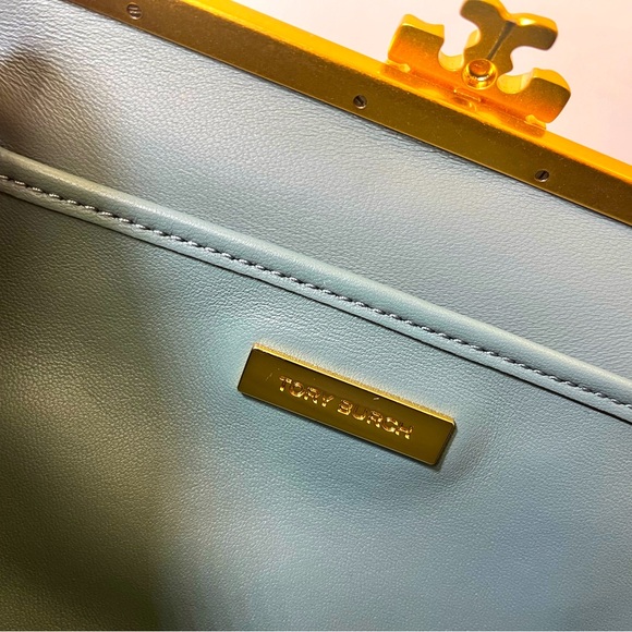 Tory Burch - Runway Item - Large Cleo Clasp/Pouch/ Kisslock Bag - Picture 8 of 12